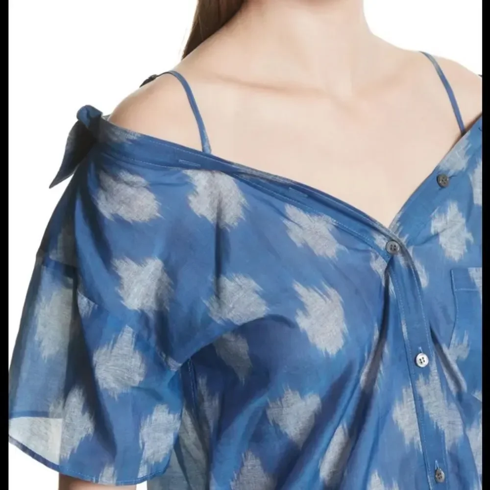 Theory Tamalee SS Spot Ikat Top - Picture 4 of 12
